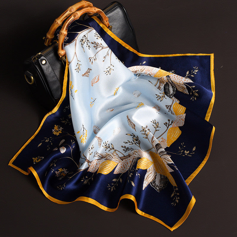 Delicate Pattern Silk Scarf