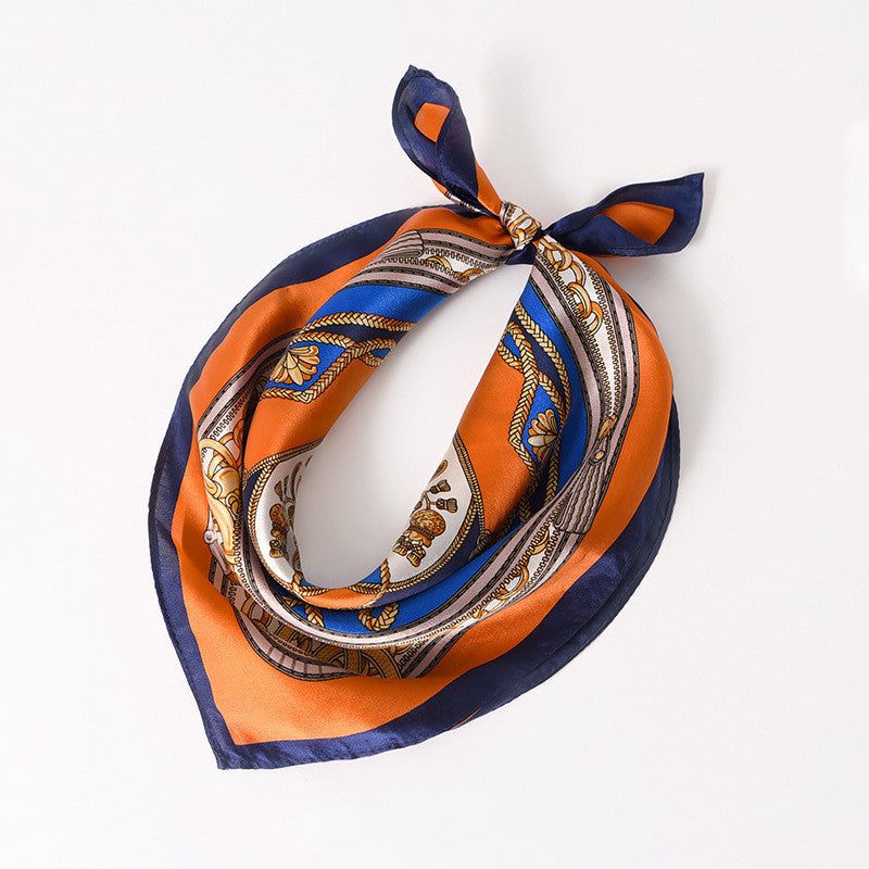 Delicate Pattern Silk Scarf