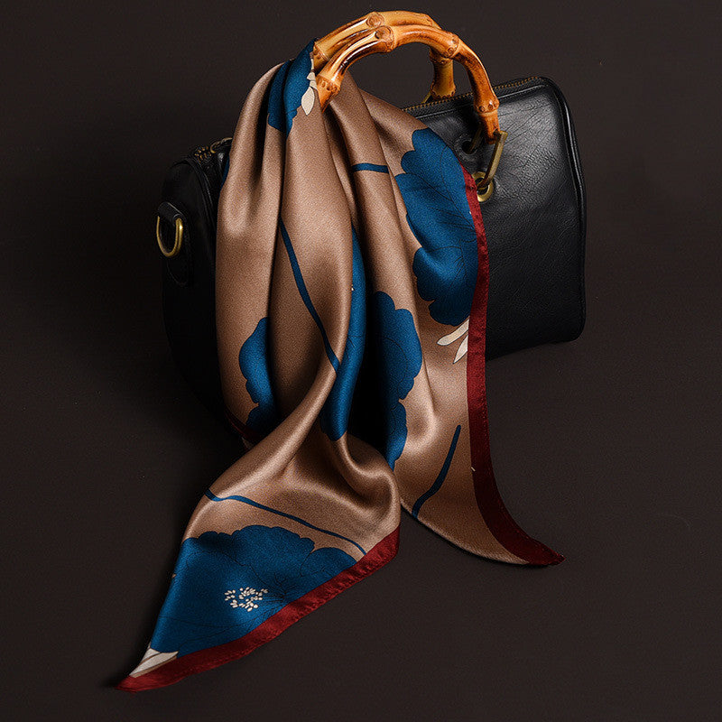 Delicate Pattern Silk Scarf