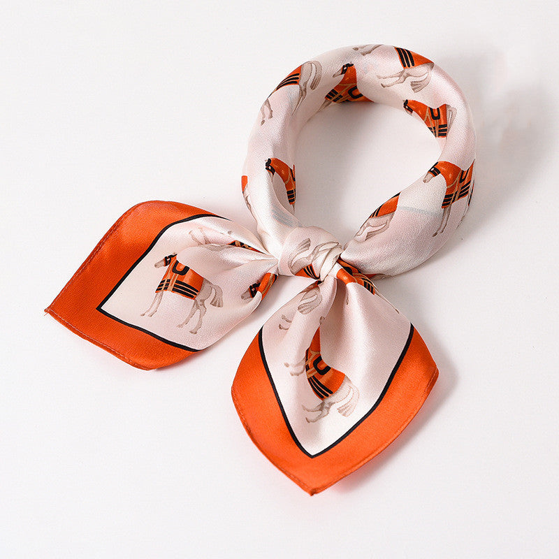 Delicate Pattern Silk Scarf