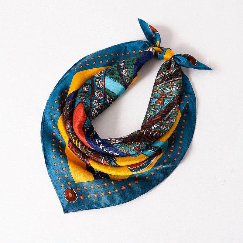 Delicate Pattern Silk Scarf