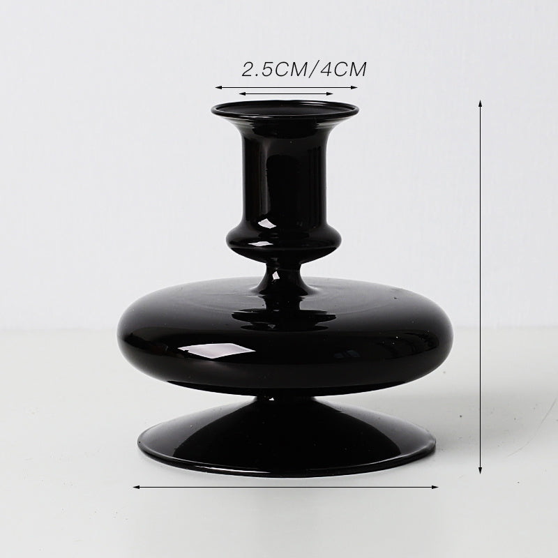 Candlelight Dinner Creative Glass Candle Holder