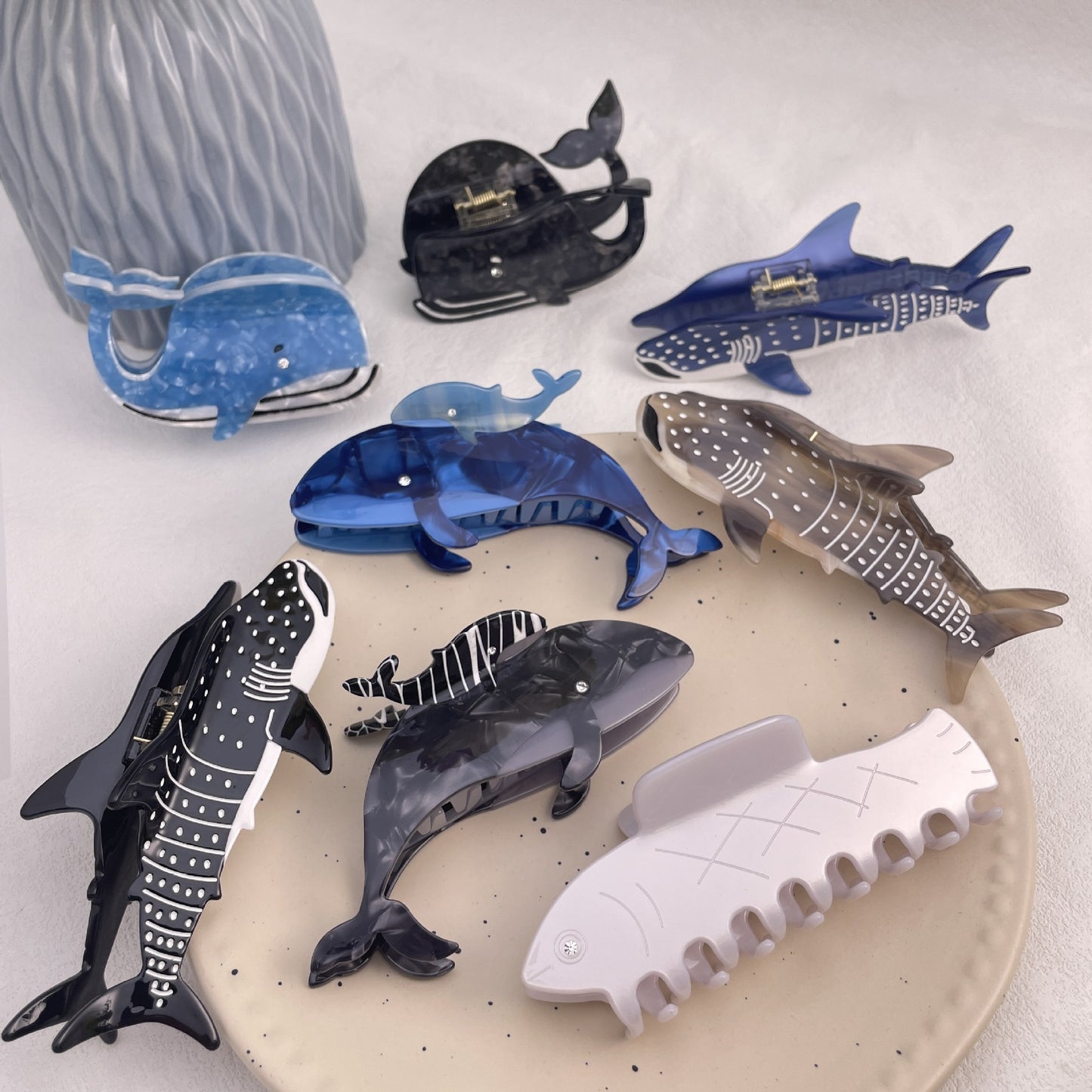 Marine Series Hair Claw Clips