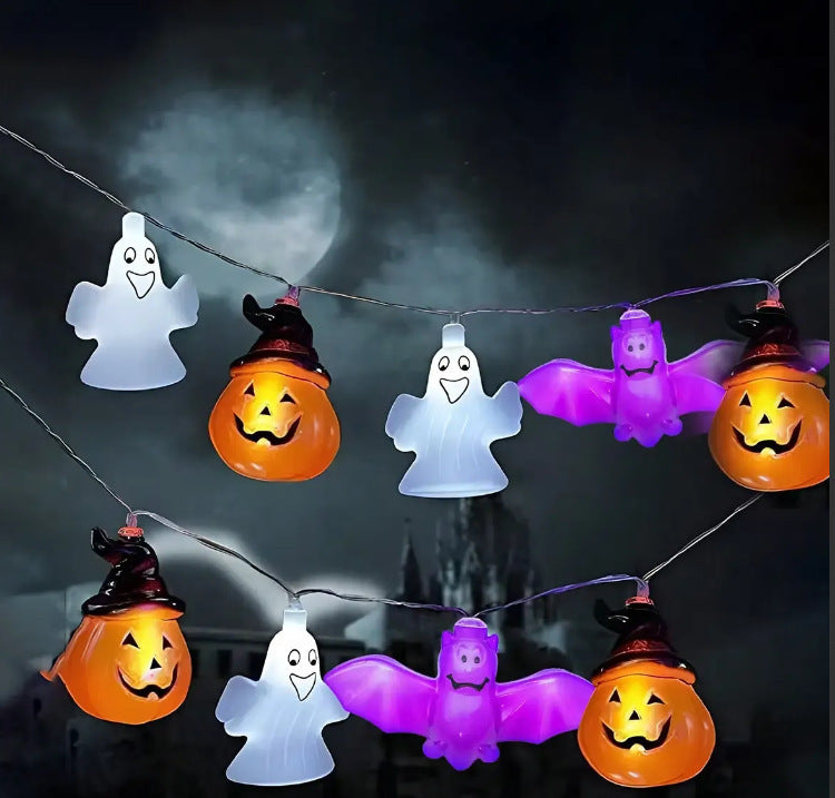 Halloween Lighting - Pumpkin Ghost Bat