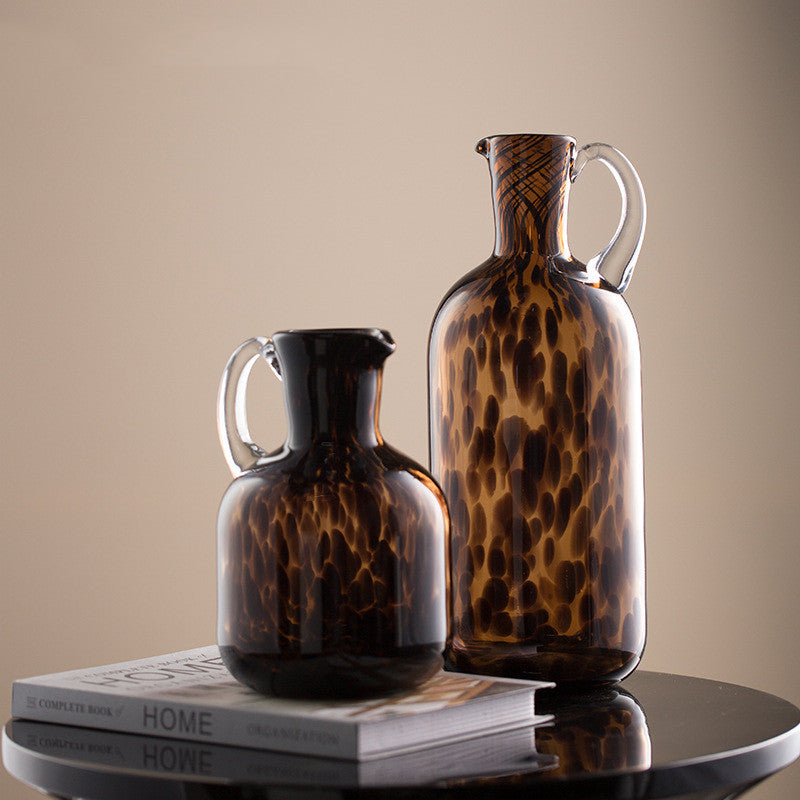 Tortoiseshell Glass Vase