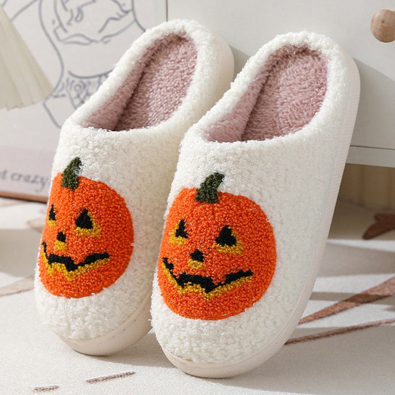 Halloween Pumpkin Slippers