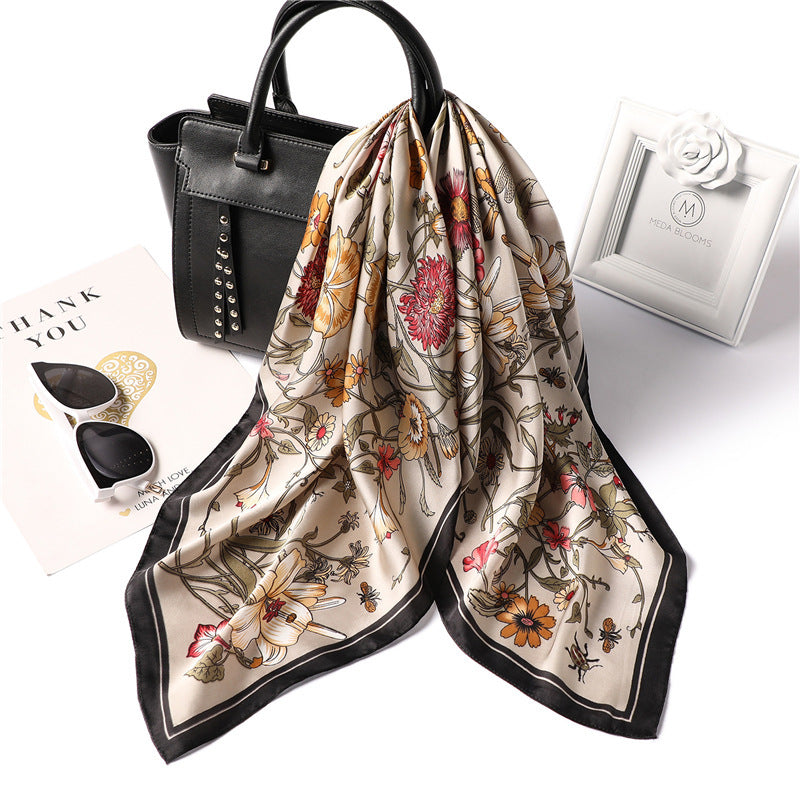 Printed Artificial Silk Scarf