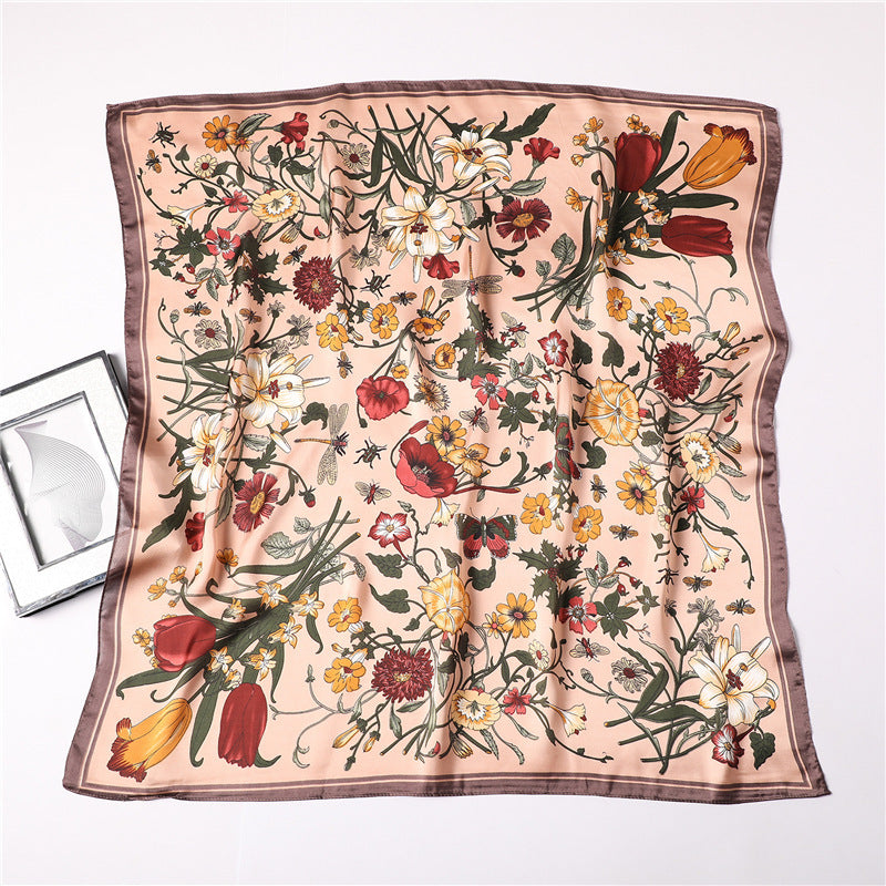 Printed Artificial Silk Scarf