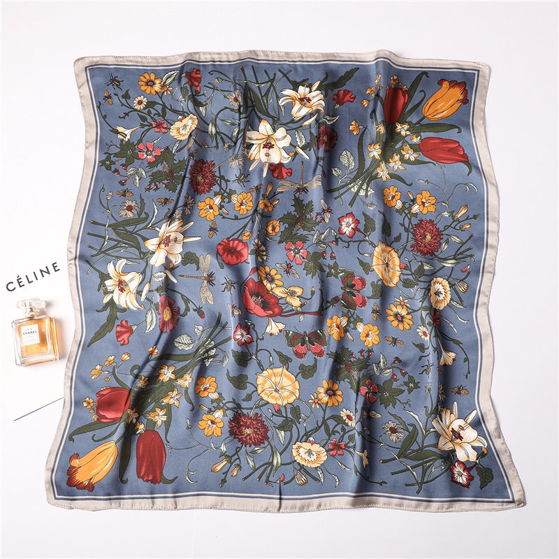 Printed Artificial Silk Scarf