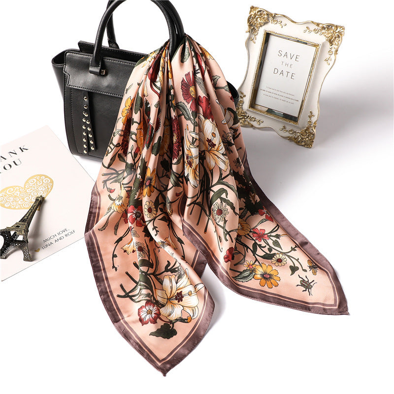 Printed Artificial Silk Scarf