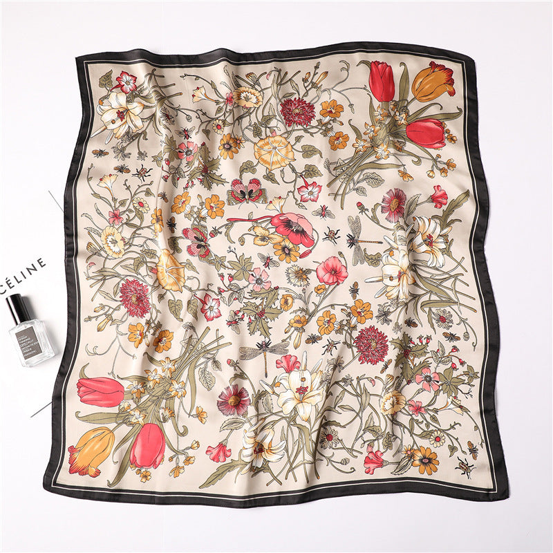 Printed Artificial Silk Scarf