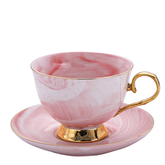 Aesthetic Cup And Saucer Set