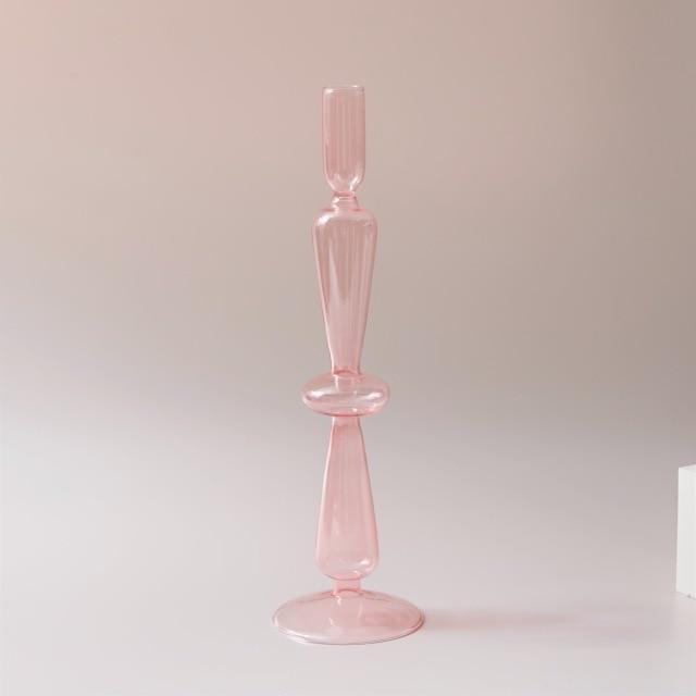 Candlelight Dinner Creative Glass Candle Holder