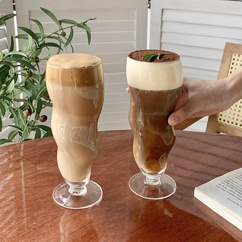 Coffee Cup Shaped Glass