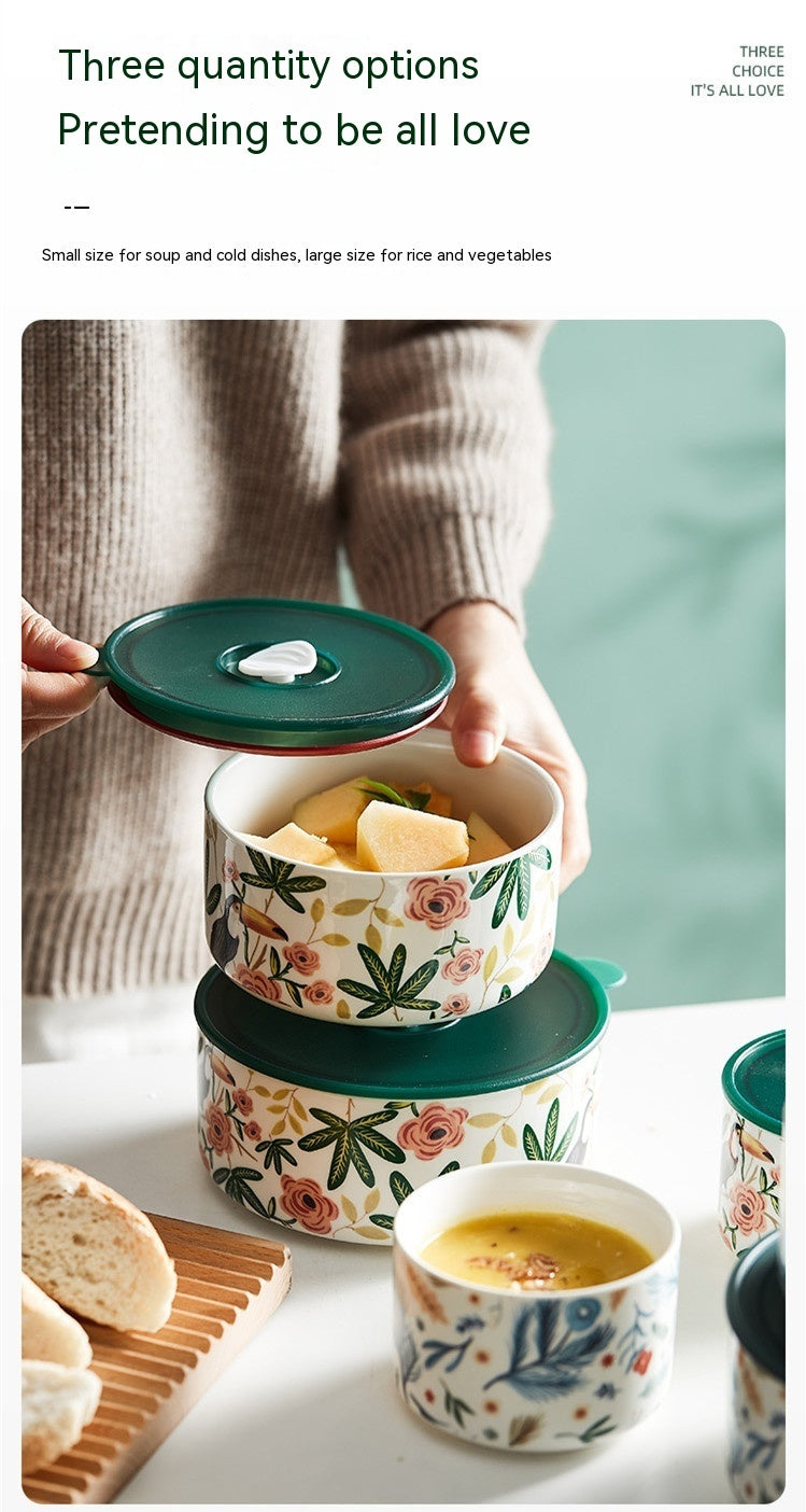 Ceramic Bowl With Lid