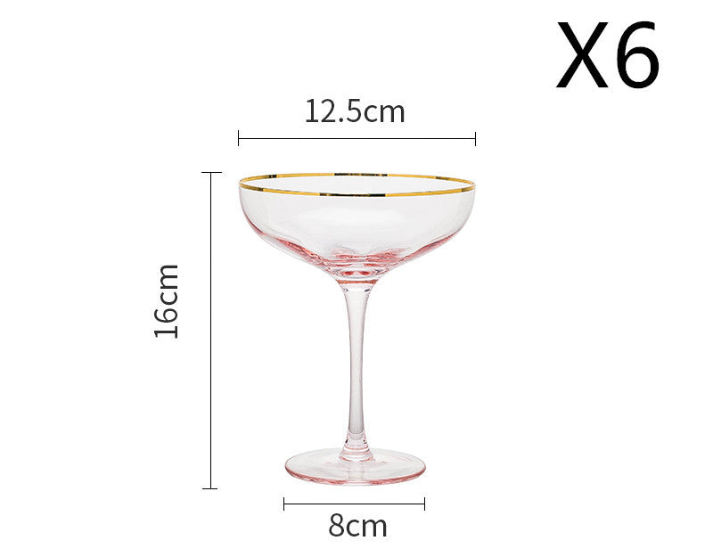 Crystal Glass Champagne Cup Set