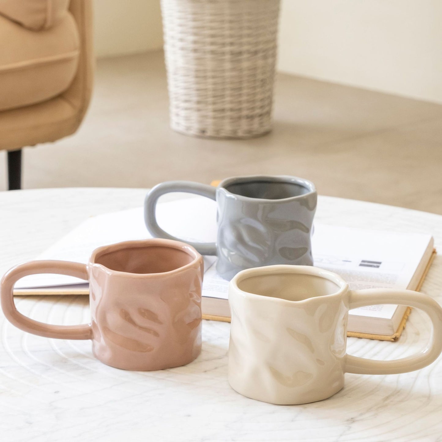 Solid Color Creative Porcelain Mug