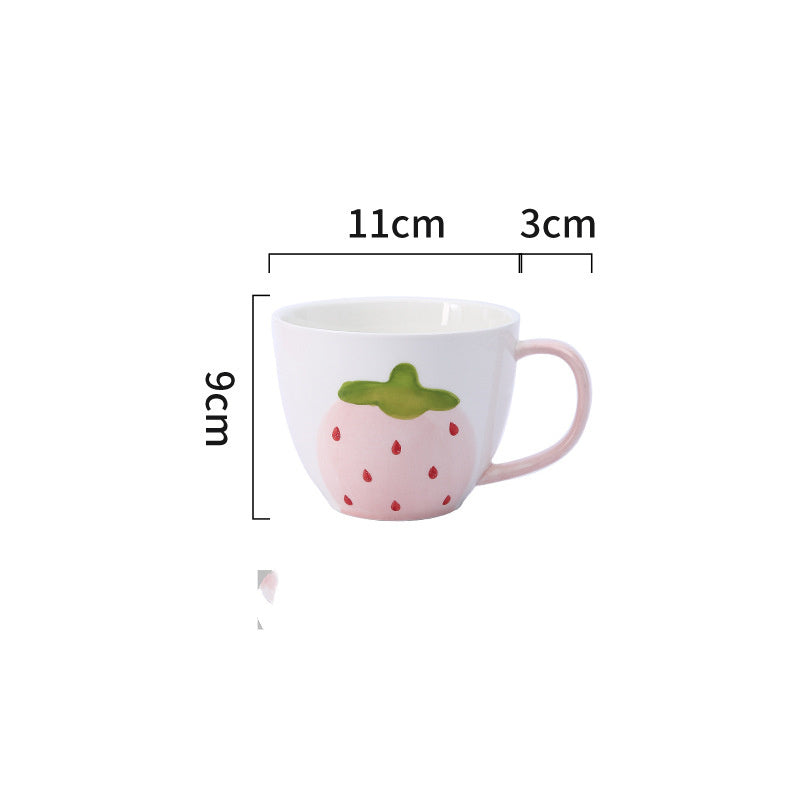 Cute Girly Strawberry Series Tableware