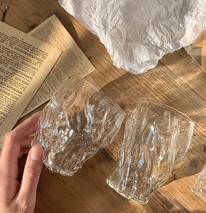 Crinkled Shaped Glass