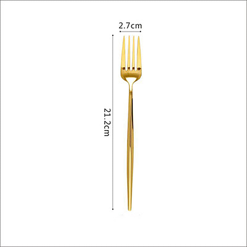 Gold-plated Stainless Steel Cutlery