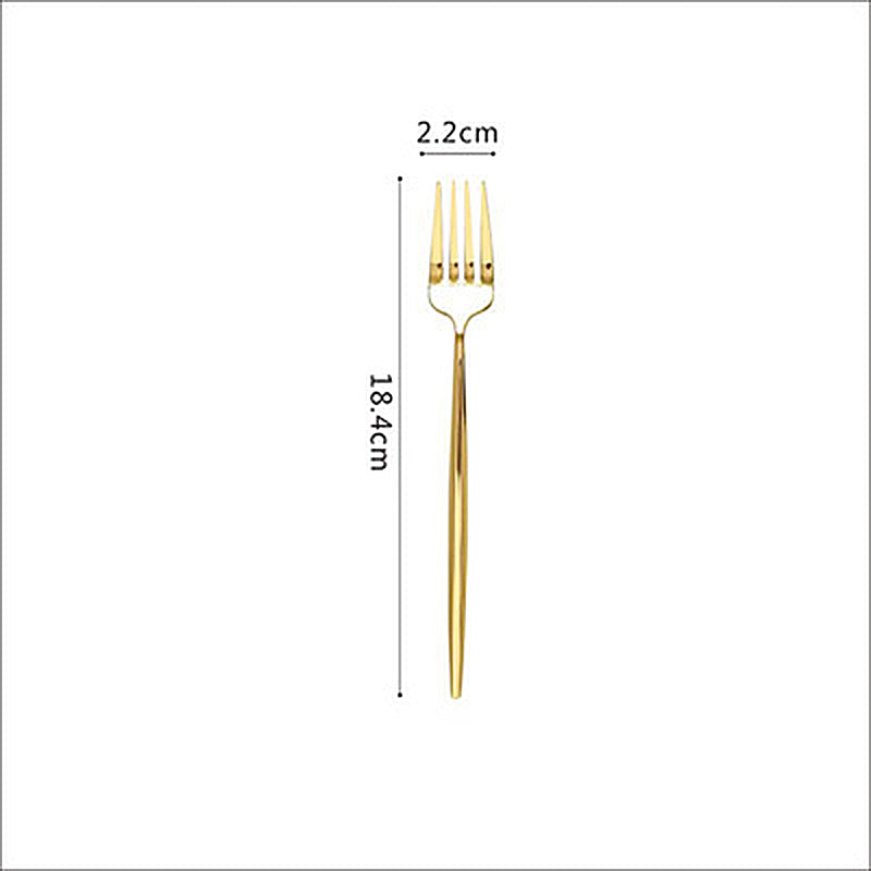 Gold-plated Stainless Steel Cutlery