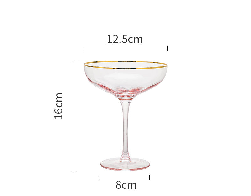 Crystal Glass Champagne Cup Set