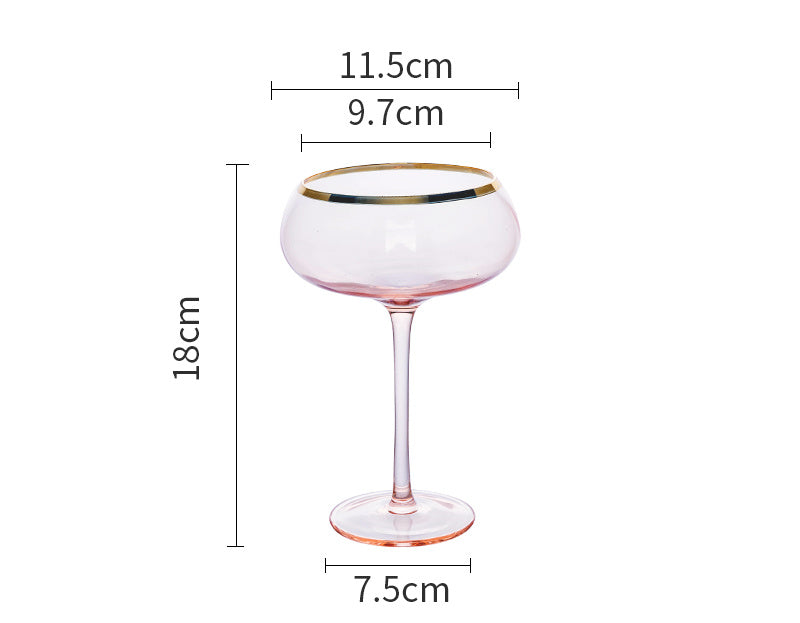 Crystal Glass Champagne Cup Set