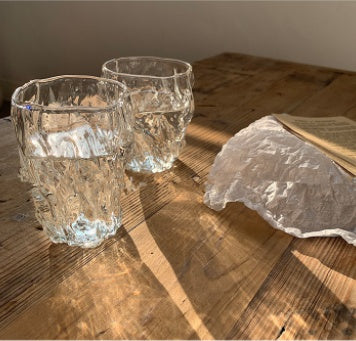 Crinkled Shaped Glass