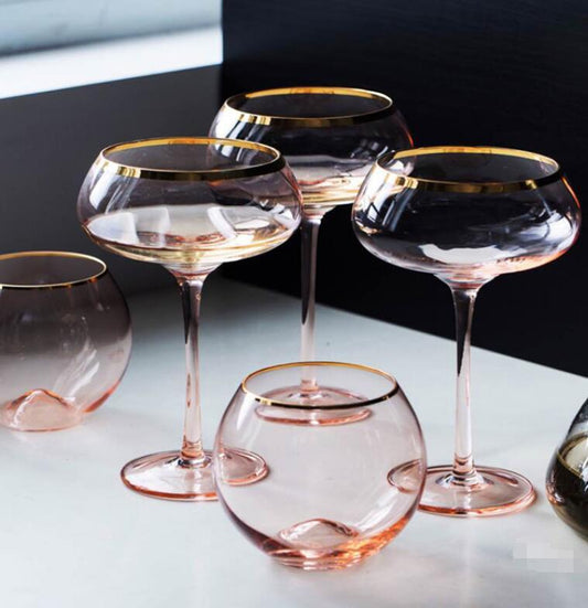 Crystal Glass Champagne Cup Set