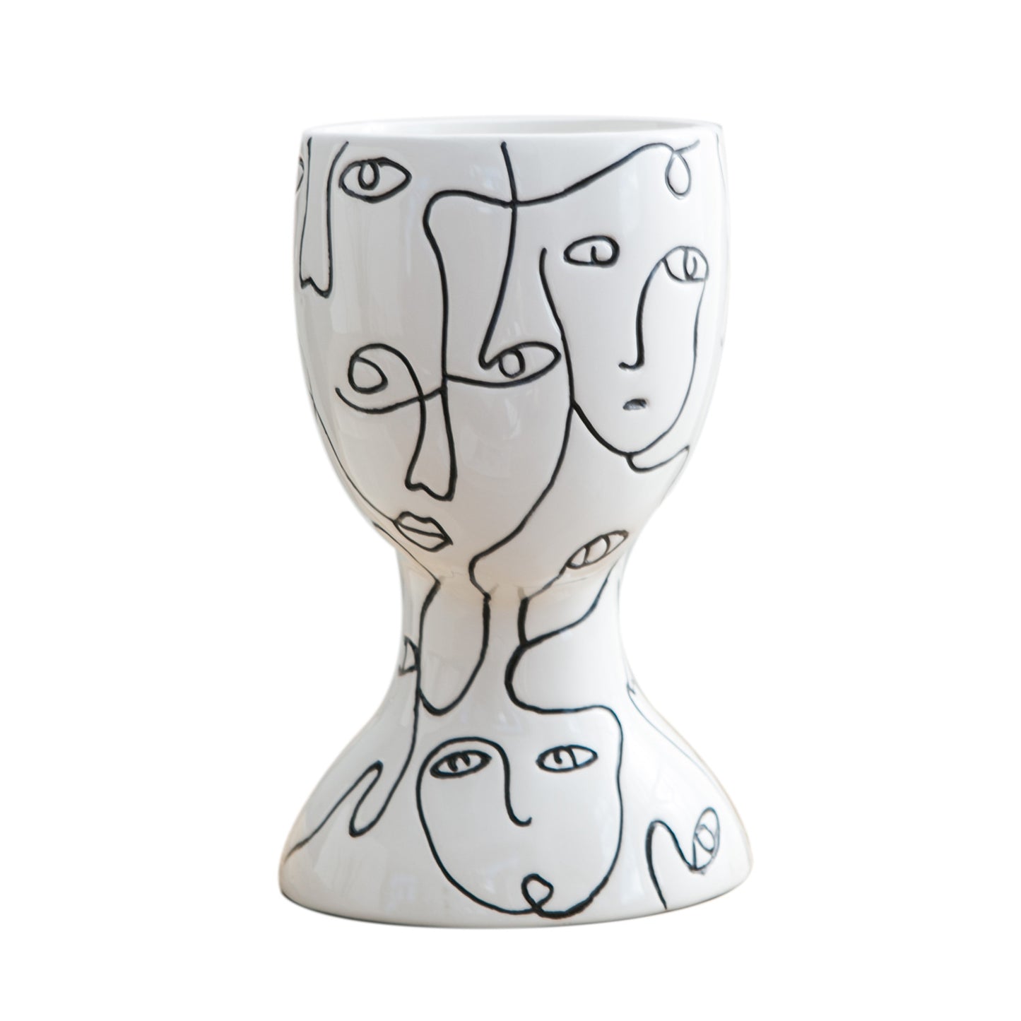 Face Ceramic Vase