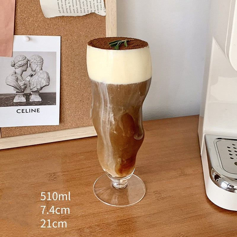 Coffee Cup Shaped Glass