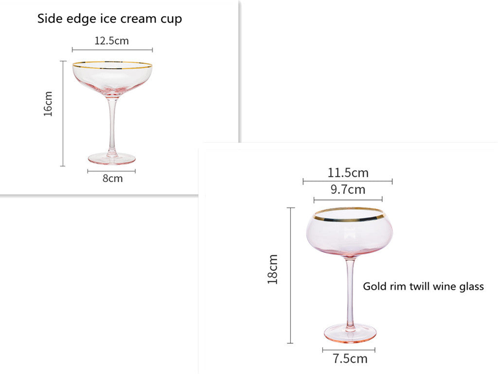 Crystal Glass Champagne Cup Set