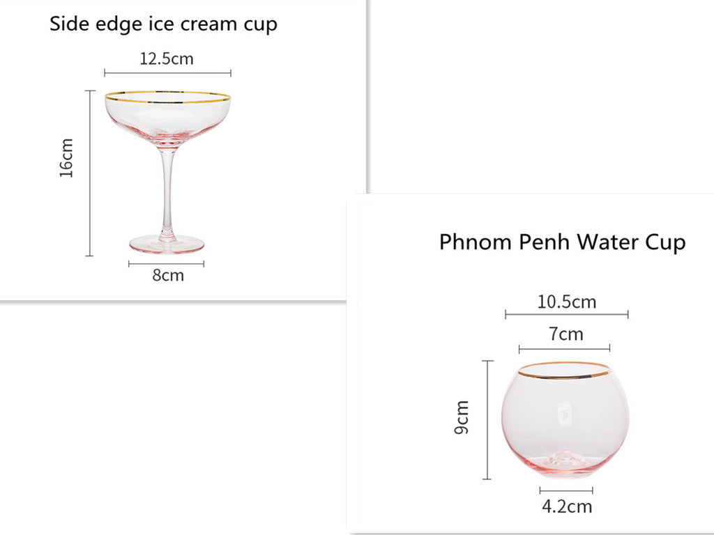 Crystal Glass Champagne Cup Set