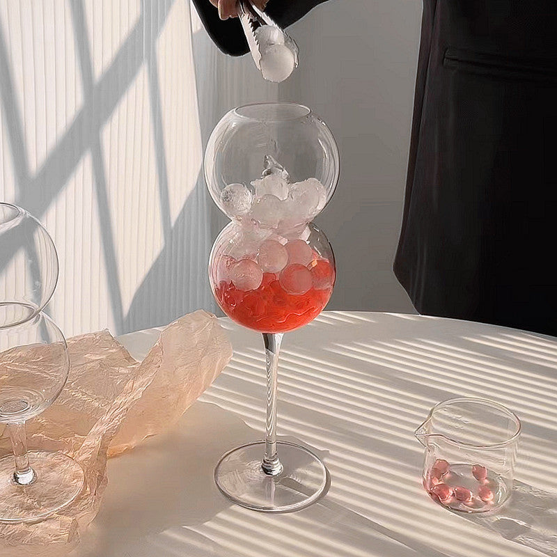 Bubble Glass Ball Wine Glass Goblet