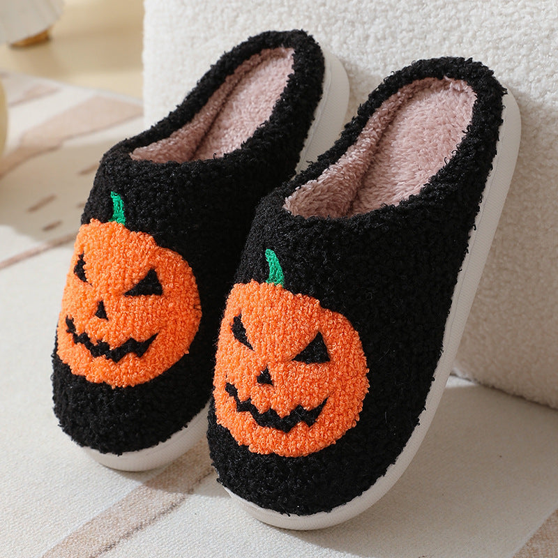 Halloween Pumpkin Slippers