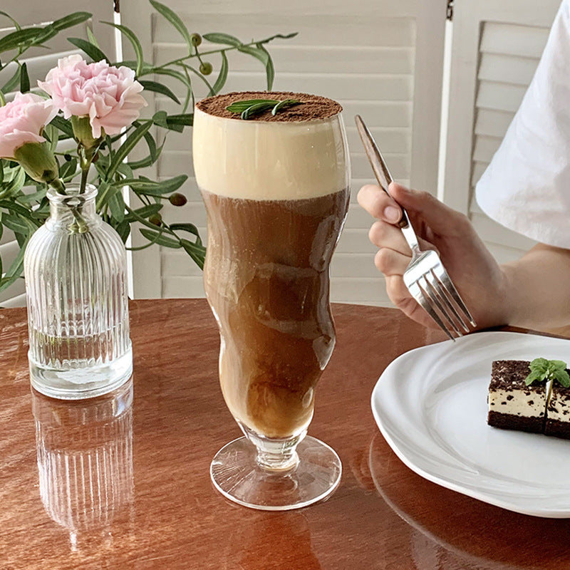 Coffee Cup Shaped Glass