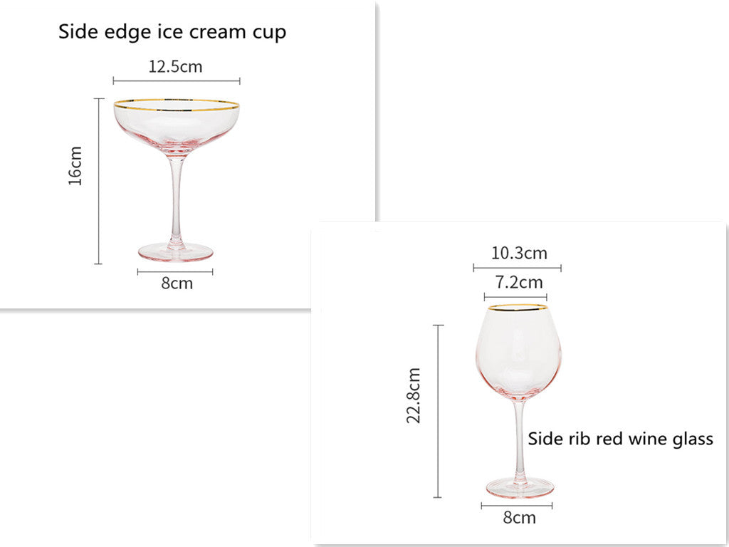 Crystal Glass Champagne Cup Set