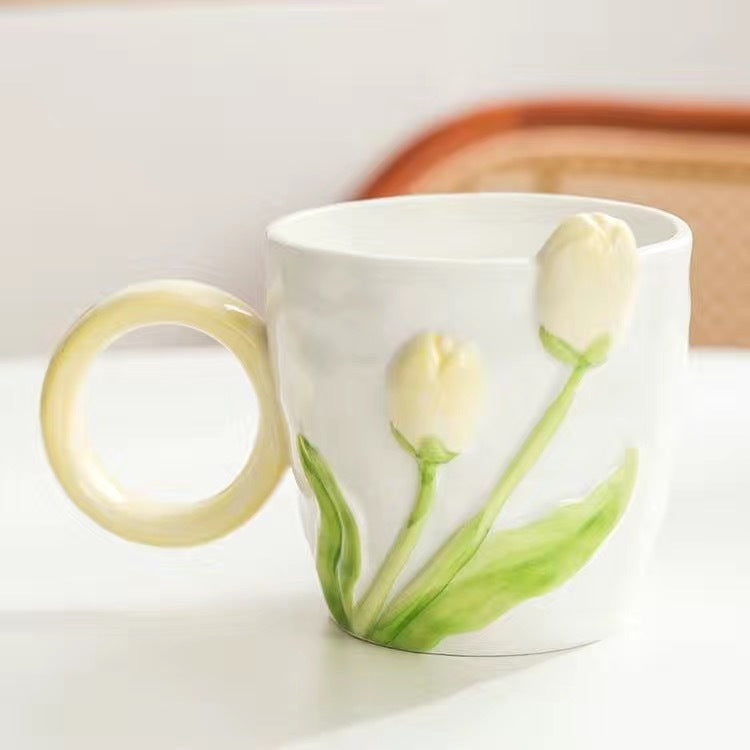 Lovely Tulip Large Capacity Cup