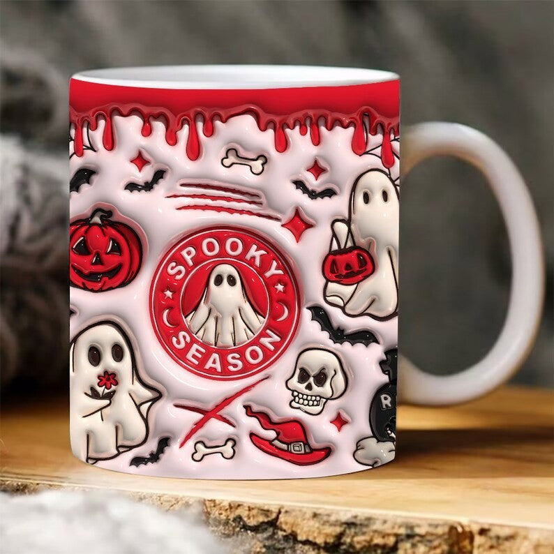 Halloween Pumpkin Ceramic Coffee Mug